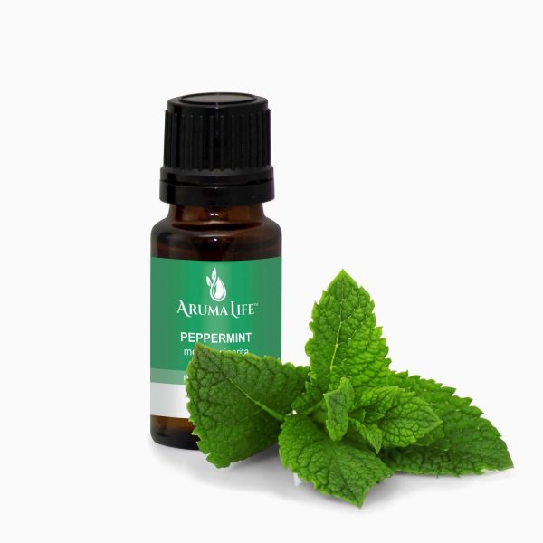 Peppermint Pure Essential Oil with Herb