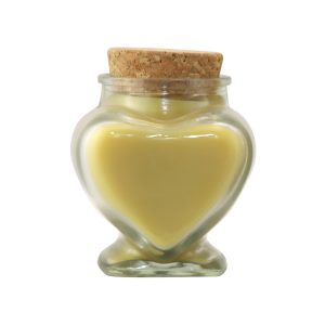 Small Heart Beeswax Candle